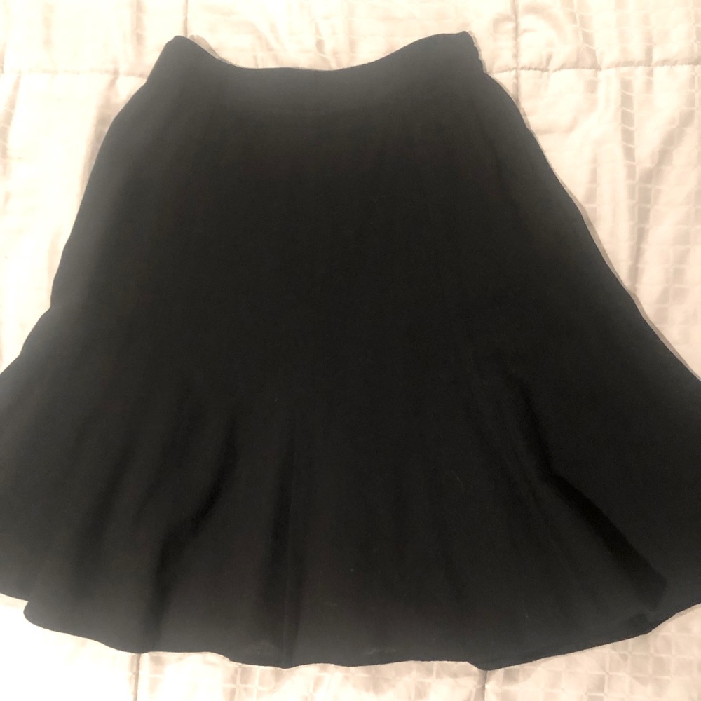 Carole Little A-Line Black skirt
